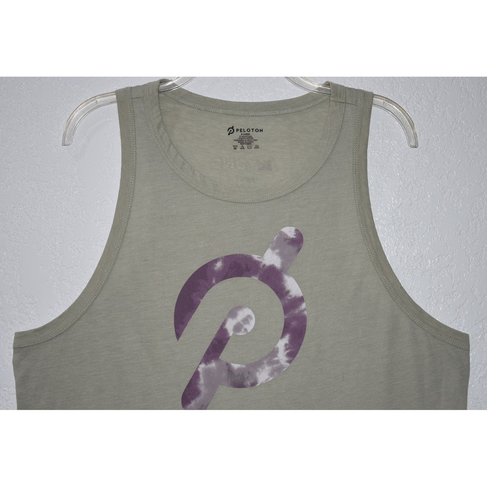 Peloton Tank Top Women XL Sage Green Go Beyond The Known Graphic Sleeveless Tee - Picture 13 of 16